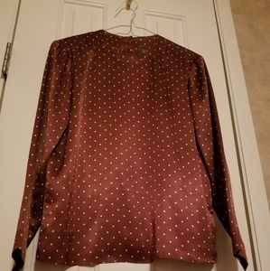 90's silk blouse